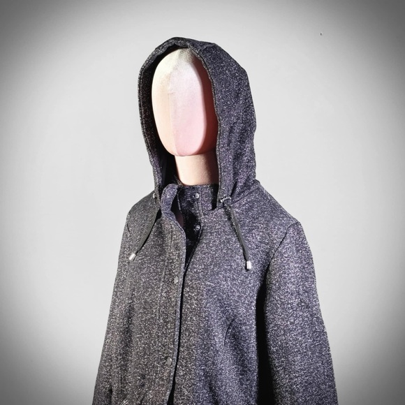 NWT AVENUE - SIDE SLIT HOODED WALKER COAT sz 18/20 - Picture 8 of 8